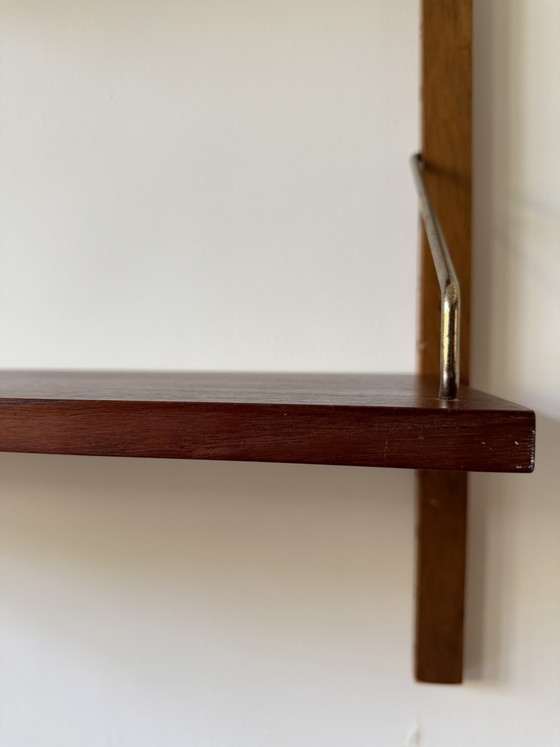 Image 1 of Splendido sistema di pareti divisorie Royal in teak di Poul Cadocius
