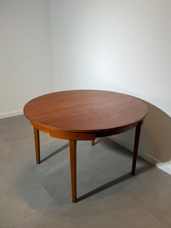 Tavolo da pranzo rotondo allungabile G-Plan in teak – Tavoli da pranzo, Wood (photo 6 of 7)