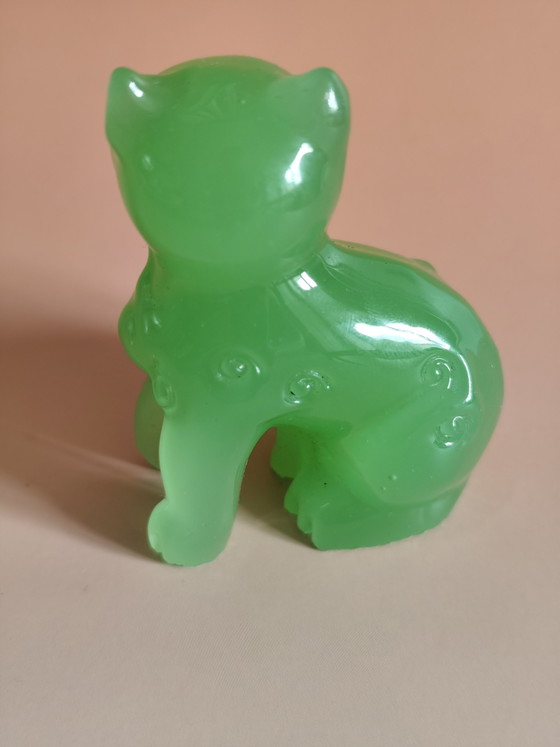 Franklin Mint 1986 – Dynasty Ch'ing Jade Kat (oggetto da collezione) – Oggetti decorativi, Other (photo 5 of 5)