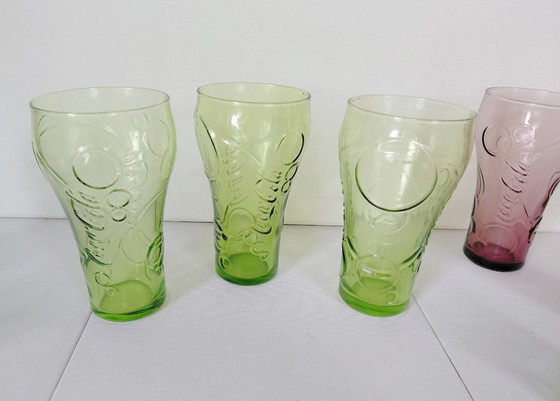 Vintage Coca-Cola McDonald's Glass Set (8 Pieces) – Luminarc – Coca Cola - Mc Donalds - Luminarc (photo 5 of 11)