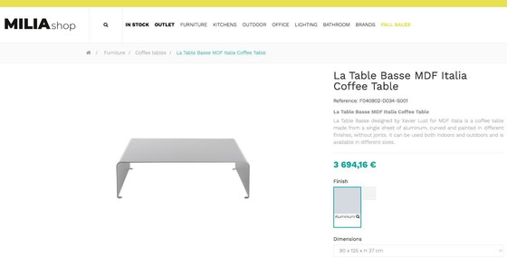 Image 1 of Xavier Lust coffee table MDF Italia