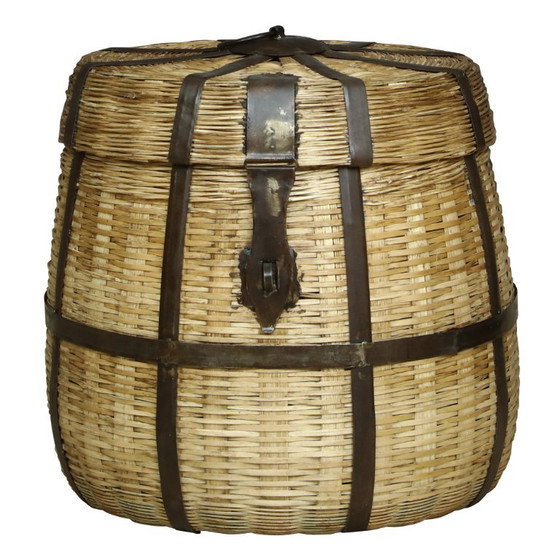 Large Wicker Basket with Metal Inserts CLOVE – Decorative Objects (photo 4 of 9)