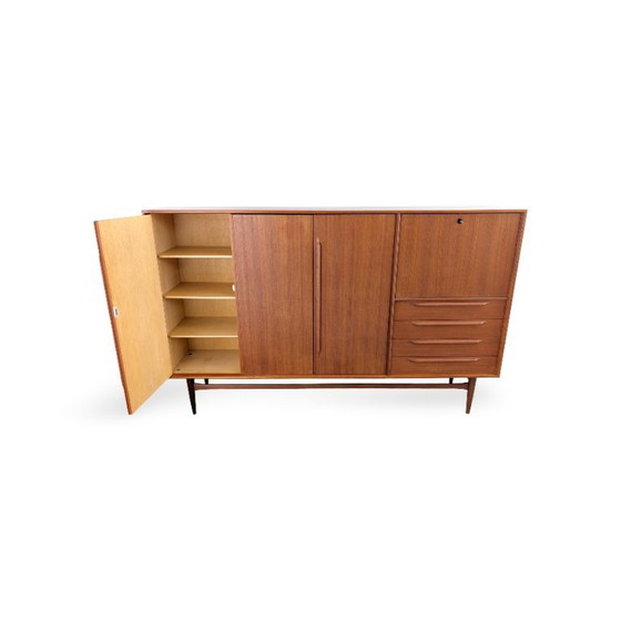 Original Midcentury Cabinet Heinrich Riestenpatt Teak High Boards – Wood (photo 5 of 24)