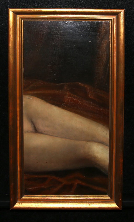 Bernard, Emile Henri - Nu - Oil on hardboard - Unique