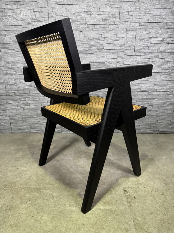 Cassina 051 Capitol Complex Office Chair – Chaises de salle à manger, Wood, Rattan, Modern (photo 7 of 11)