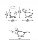 Sillón Cassina Dodo Rojo