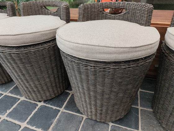 Image 1 of Set mit 4 Garten-Impressionen-Stühlen