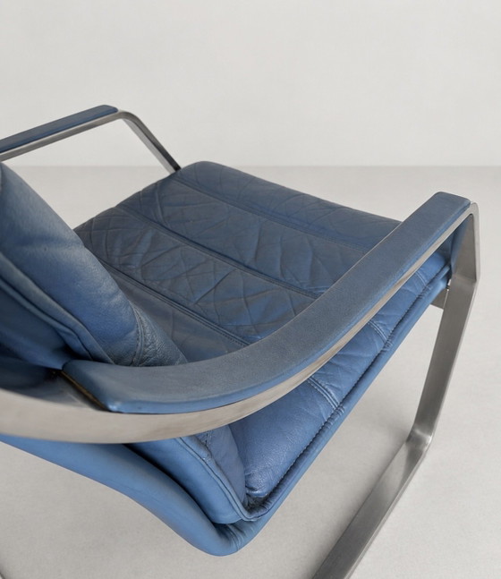 Vintage Art Collection, Walter Knoll, Komet Lounge Chair – Poltrone, Leather, rvs (photo 11 of 15)
