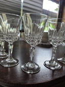 6 calici da vino vintage Luminarc (Cristal d'Arques), modello 'Barcelona'.
