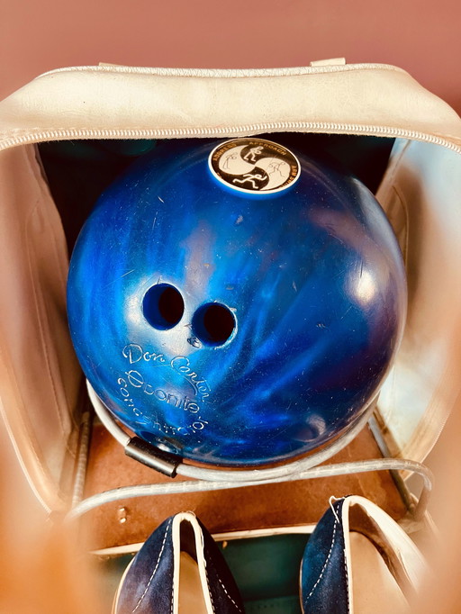 Unique! Vintage Bowlingset "Scheveningen"