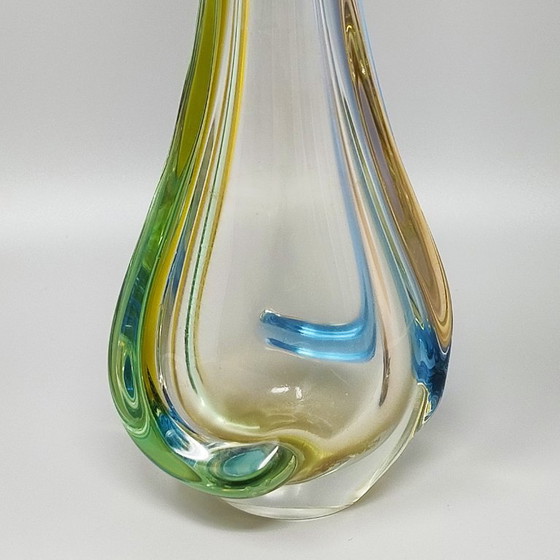 Image 1 of 1960s Gorgeous Murano Vase By Flavio Poli. Made in Italy