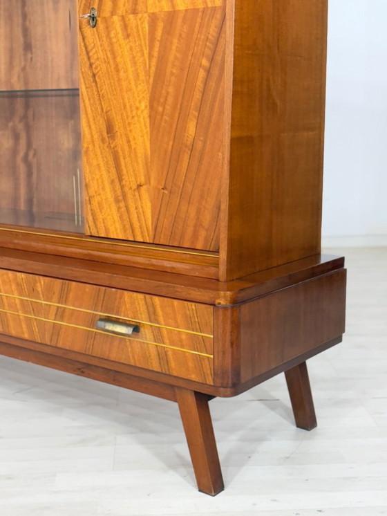 Image 1 of Vintage Mid-Century Highboard / Bar Cabinet / Sideboard / Living Room Cabinet