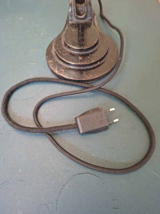 Vintage Desk Lamp, Hala Germany, Jaren Dertig – Leeslamp, Metal, Cast Iron (photo 11 of 13)