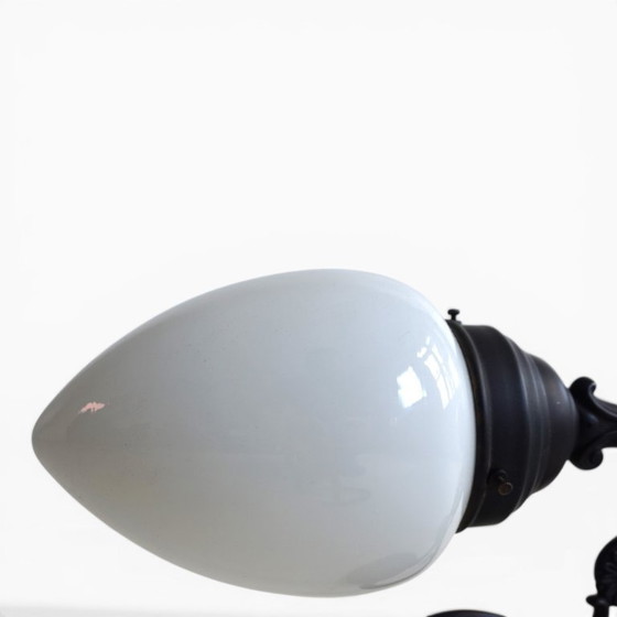 Image 1 of Set van 2 Art Nouveau messing wandlampen