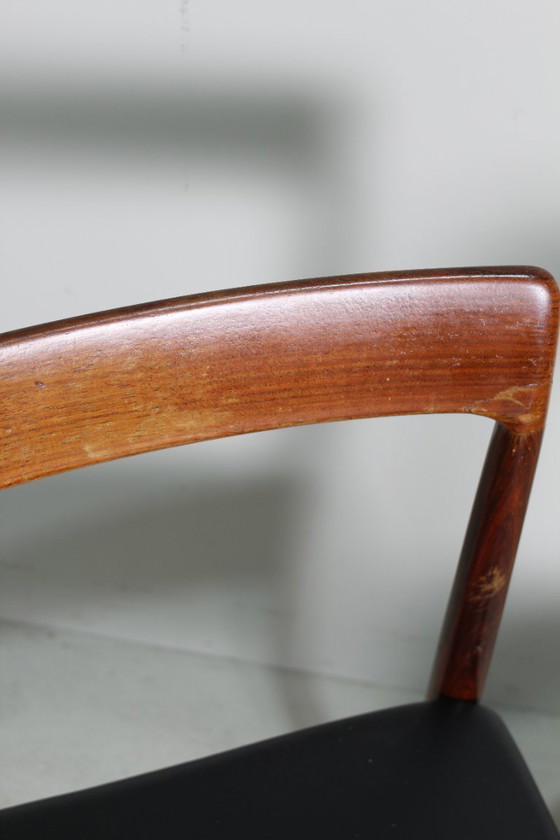 Image 1 of Lot de 3 chaises de salle à manger au design vintage Lübke