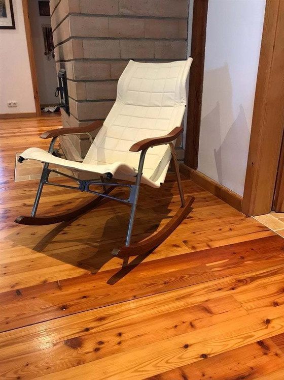 Mid-Century Japanese Rocking Chair by Takeshi Nii, Mid Century Modern (photo 6 of 9)