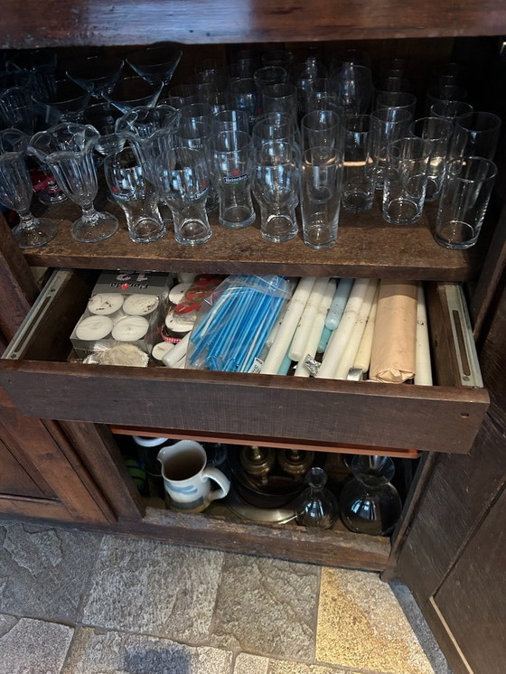 Image 1 of Mobiletto antico in legno d'epoca