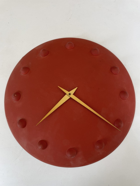 Vintage Space Age Klok – Garbo, Klokken, Aluminium (photo 3 of 11)