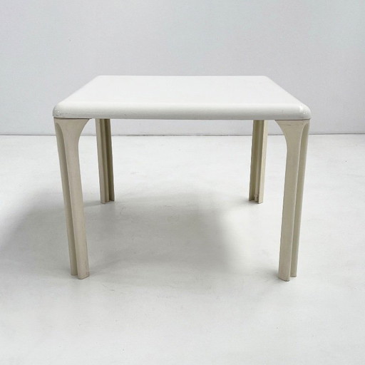 Witte Stadio eettafel van Vico Magistretti voor Artemide, jaren 70. – Plastic (photo 2 of 9)