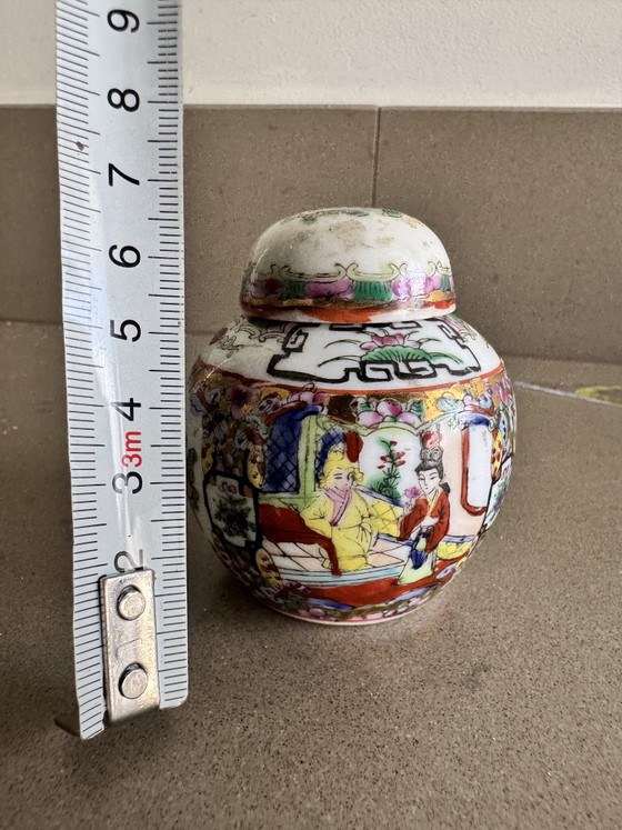 Chinesische Ingwerdose – Vasen, Ceramic, Porcelain (photo 5 of 6)