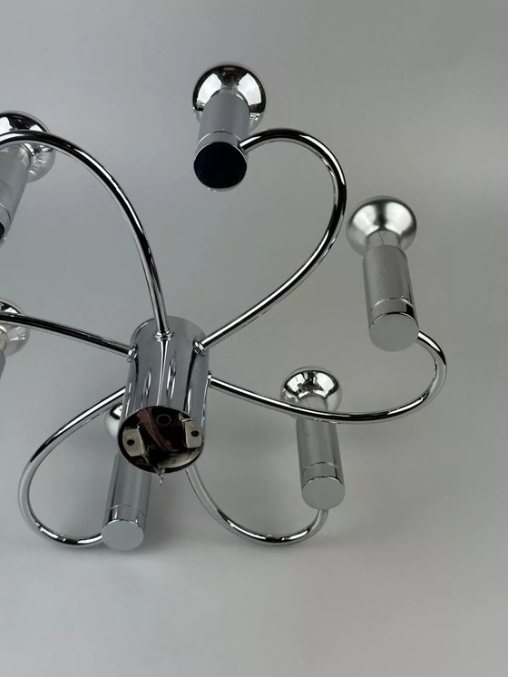 Image 1 of Lámpara de pared o de techo Sputnik de los años 60 y 70 de Cosack Leuchten, cromo