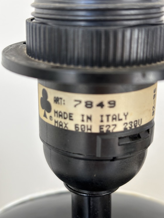 Image 1 of Italian Design Lamps Marble Look 1980s