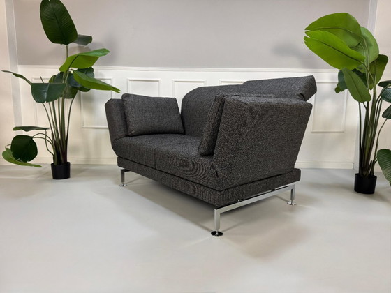 Image 1 of Brühl Moule Kleine Bank (Tentoonstellingsmodel, Stof Grijs) Logeerbed