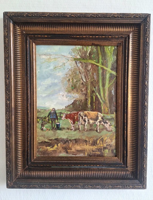 Pasture – schilderijen tekeningen, Canvas (photo 2 of 5)