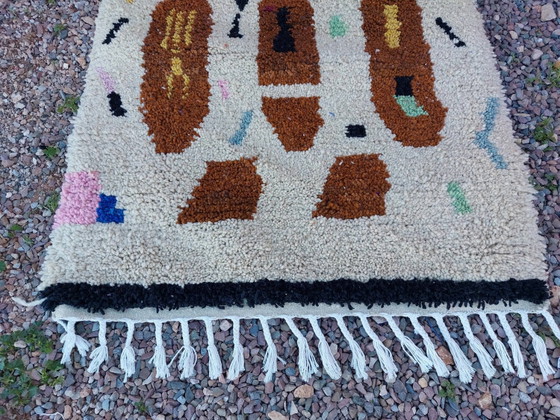 Marokkanischer handgewebter Wollteppich, 250x150 cm, traditioneller Stil. – Teppiche & Läufer, Wool (photo 4 of 10)