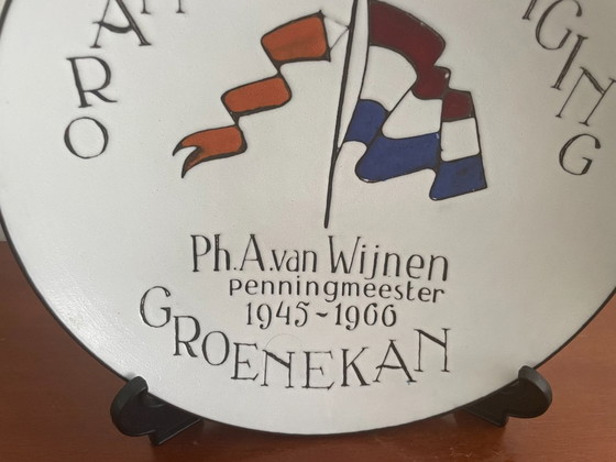Potterie Groenekan - Cerámica artística Decoración de pared Oranjevereniging Groenekan – Ceramic (photo 3 of 7)