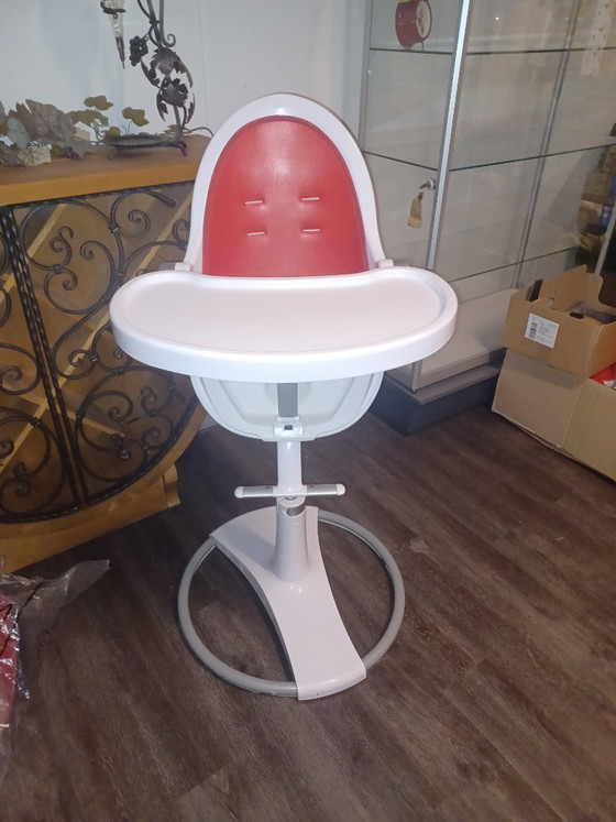 Image 1 of Bloom Fresco Design Grow-with-me Stuhl – Weiß/Rot – Guter Zustand