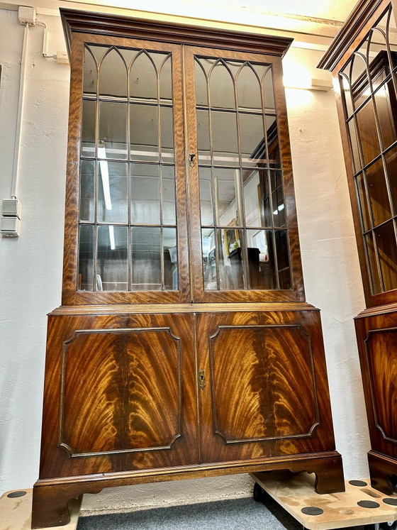 2 Bevan Funnell Reprodux Vetrine in Mogano Inghilterra, Armadi a muro, Legno, Marrone (foto 14 di 15)