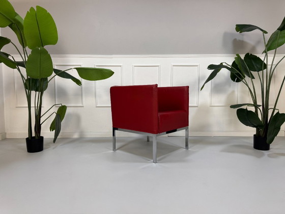 Image 1 of Brühl Armchair Randolph Designer Leather Red