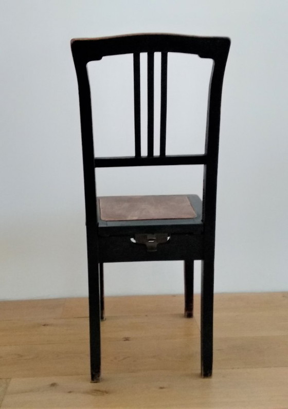 Image 1 of Sedia per pianoforte in stile Art Nouveau "Beethoven