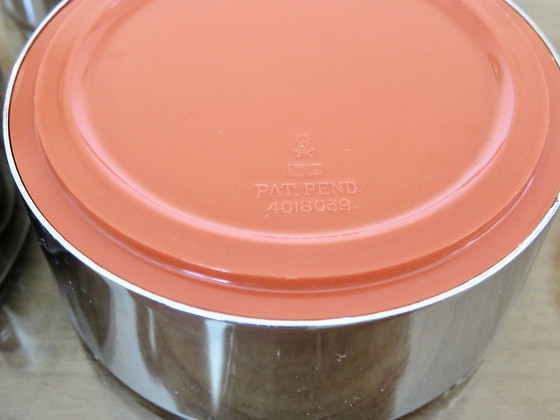 Image 1 of Isamu Kenmochi, 5 cendriers empilables neufs, boite d'origine, 1970, Japan