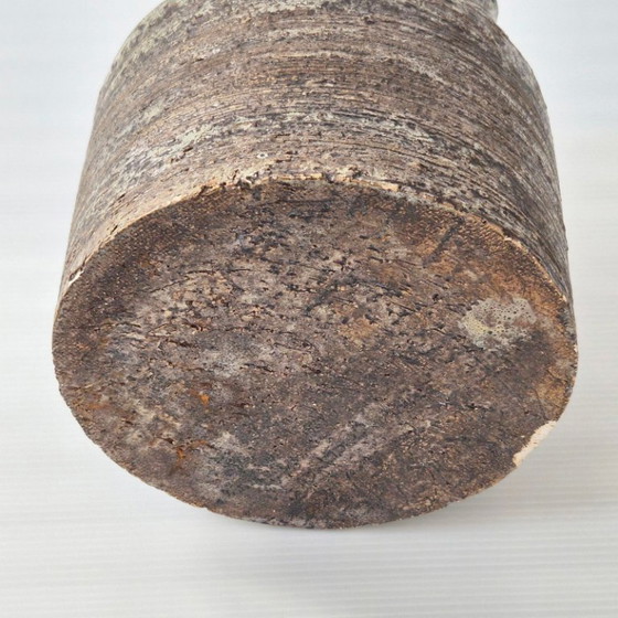 Image 1 of Vintage aardewerk vaas uit de jaren 60, drielobbig, jaren 60, DLG La Borne, Deblander Pouchain