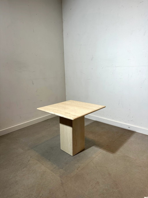 Mesa auxiliar de travertino – bijzettafels