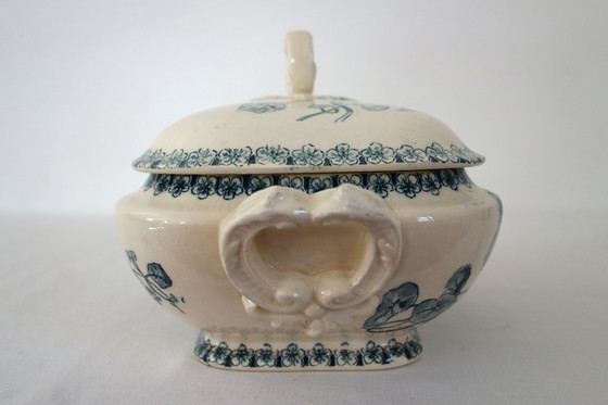 Image 1 of Sopera pequeña de tierra de hierro Gien Capucines