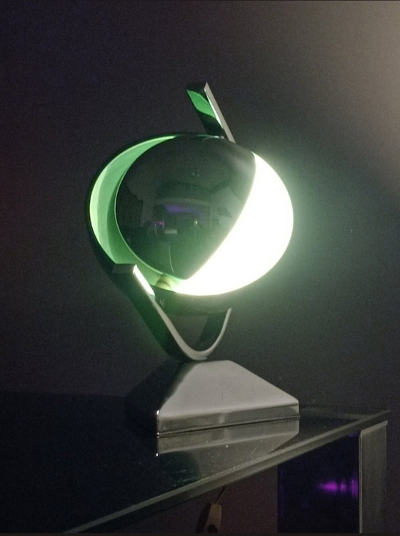 Image 1 of Lampe Eclips Eyeball par LP Oliva pour Grin Luz 1970s