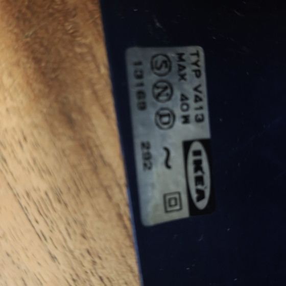 IKEA LOD V413 wall lamp dark blue – Swedish design, 70s/80s – working – Wall lights, Metal (photo 5 of 10)