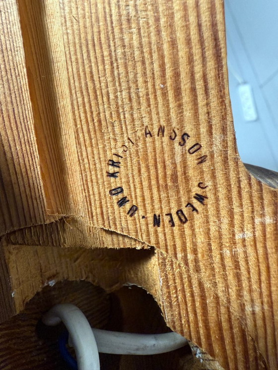 Image 1 of Uno Kristiansson wall lamp Pinus for Luxus Sweden 1970s