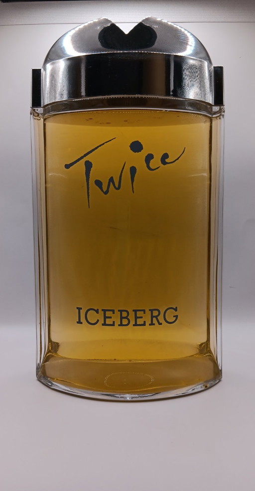 Large display perfume bottle Iceberg