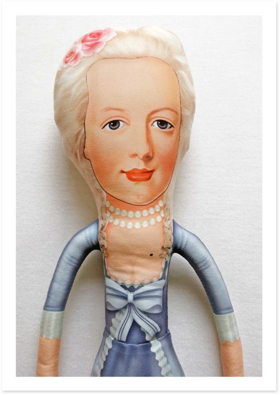 Image 1 of Marie Antoinette Gift | French Decor Accent | Art Doll Collectible | History Lover Gift