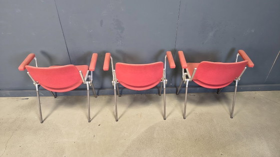 Image 1 of Chaises d'appoint vintage DSC 106 de Giancarlo Piretti pour Castelli, années 1970 - lot de 6
