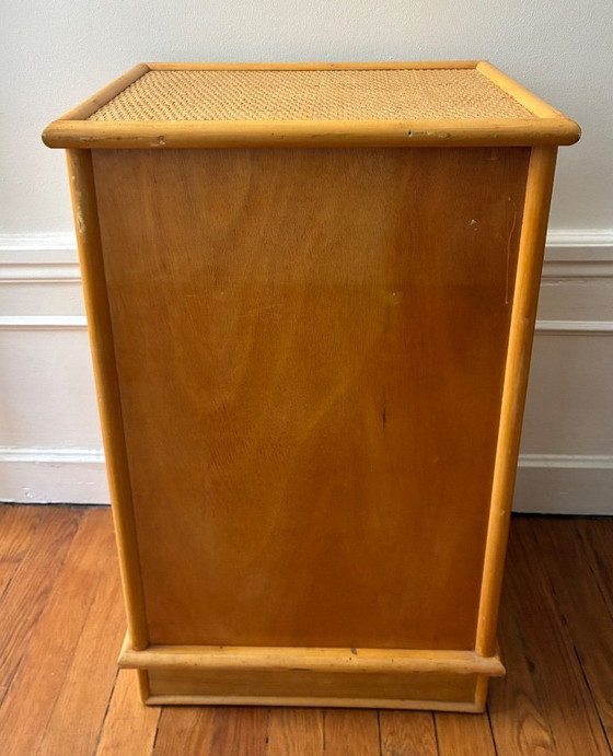 Image 1 of Kleine ladekast van rotan en bamboe