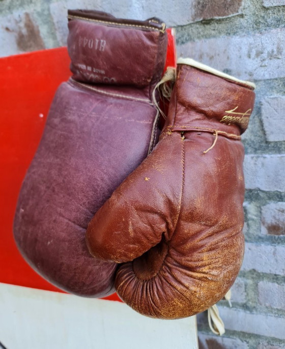 Image 1 of Gemälde von Mohammad Ali auf Holz, 1963