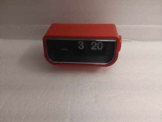 Image 1 of Vintage digitale Copal klok Flip Roll Space Age Japans design jaren 60 Mid Century