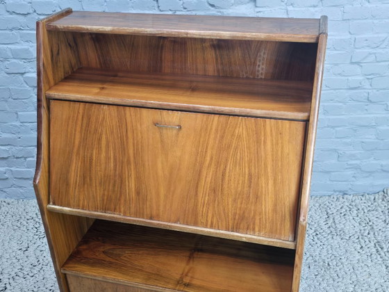 Image 1 of Mobiletto da scrittura laccato lucido dal design vintage, anni '60