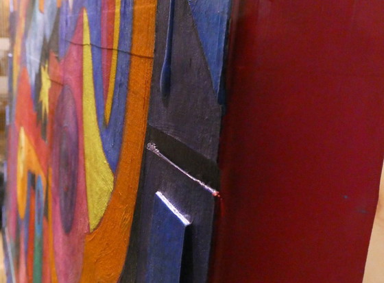 Image 1 of CLEMENS BRIELS - Uniek Meesterwerk "Touched to the Core" (130x100cm) - Gesigneerd + Certificaat