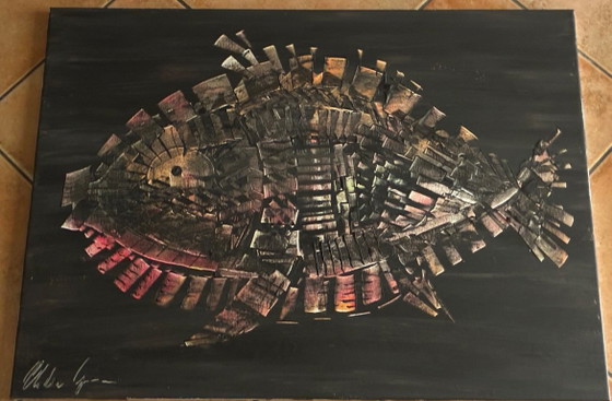 Fish 3 – Paintings & Drawings, Canvas (photo 4 of 10)